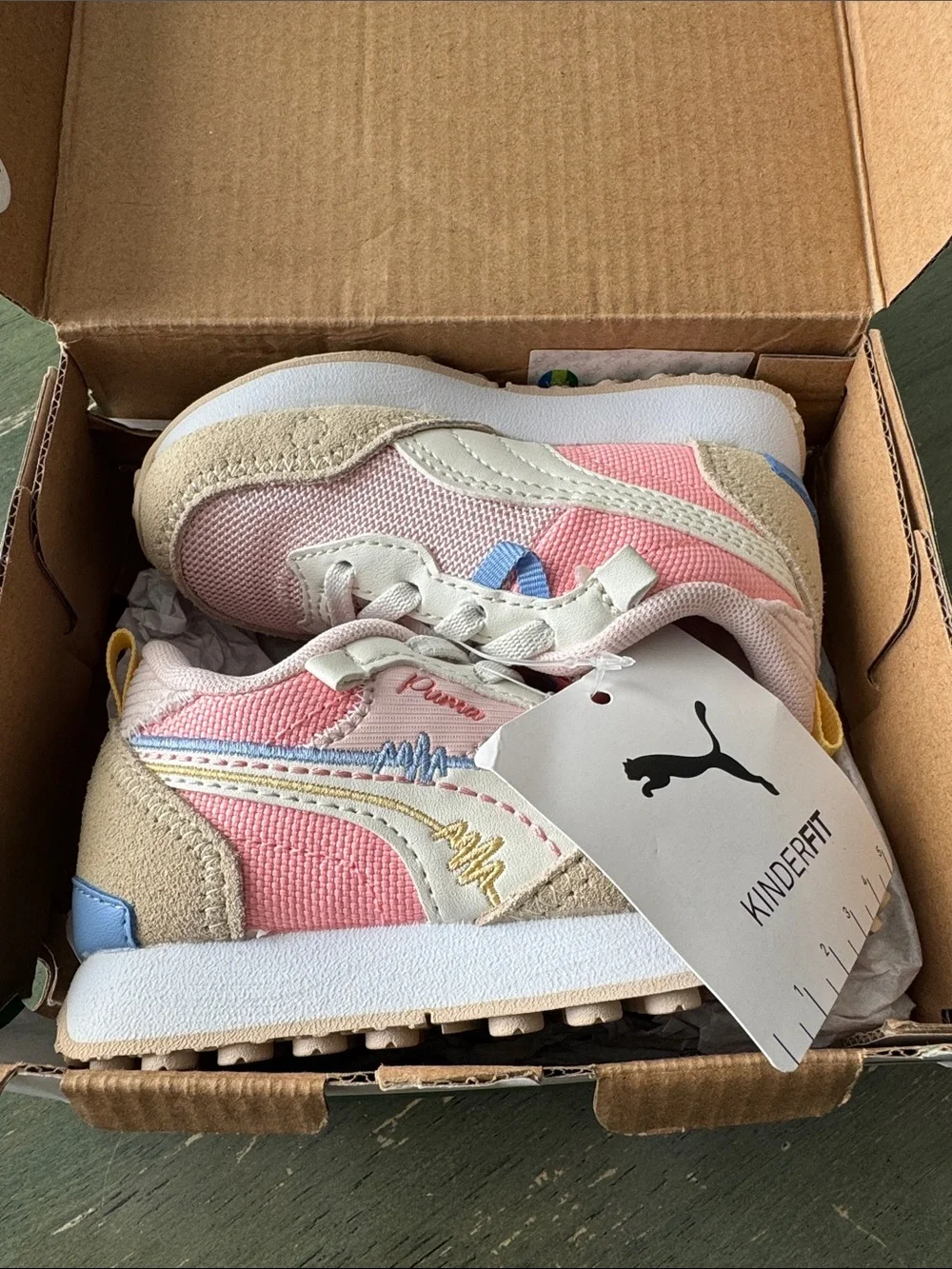 Puma Kids Rider FV Sweater Weather Alternative Closure Sneakers NWT